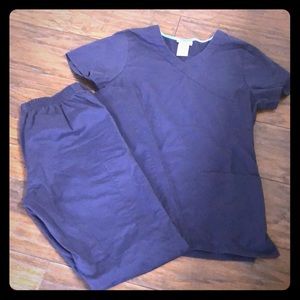 Navy blue scrubs